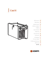 Kemppi cool x Operating Manual preview