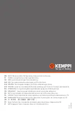 Preview for 13 page of Kemppi FastMig FastCool 10 Quick Manual