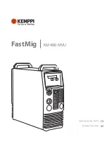 Kemppi FastMig KM 400 MVU Operation Manual предпросмотр