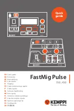 Kemppi FastMig Pulse 350 Quick Manual предпросмотр