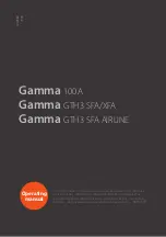 Kemppi Gamma 100A Operating Manual preview