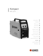 Kemppi Kempact MIG 2530 Operating Manual предпросмотр