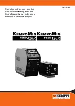 Предварительный просмотр 1 страницы Kemppi KempoMig FEED 120R Operating Instructions Manual