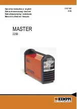 Предварительный просмотр 1 страницы Kemppi MasterTig 2200 Operation Instructions Manual