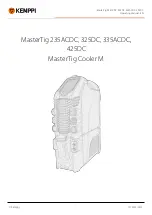 Предварительный просмотр 1 страницы Kemppi MasterTig 235ACDC GM Operating Manual