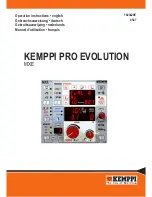 Предварительный просмотр 1 страницы Kemppi PRO EVOLUTION MXE Operation Instructions Manual