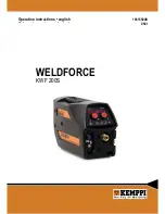 Kemppi WELDFORCE KWF 200S Operation Instructions Manual предпросмотр