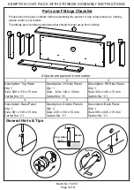 Предварительный просмотр 3 страницы Kempton COAT RACK WITH STORAGE Assembly Instructions Manual