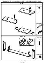 Предварительный просмотр 5 страницы Kempton COAT RACK WITH STORAGE Assembly Instructions Manual