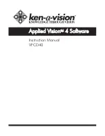 Ken A Vision Applied Vision 4 Instruction Manual preview