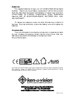 Preview for 8 page of Ken A Vision Comparison Scope T-1924C Instruction Manual