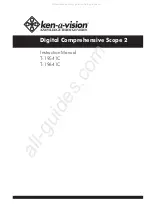 Ken A Vision Digital Comprehensive Scope 2 Instruction Manual preview