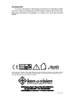 Preview for 8 page of Ken A Vision T-1931C Instruction Manual