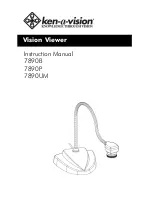 Preview for 1 page of Ken A Vision Vision Viewer 7890B Instruction Manual