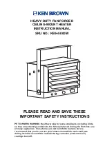 Предварительный просмотр 1 страницы KEN BROWN KBH-5000W Manual