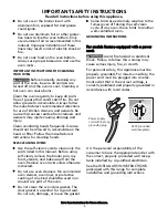 Preview for 8 page of Ken 970C4254 Use & Care Manual