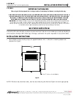 Preview for 1 page of kenall LUXTRAN LTSI Series Installation Instructions