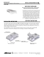 kenall MEDMASTER MRIPS Series Installation Instructions Manual preview