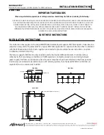 Предварительный просмотр 1 страницы kenall MEDMASTER MRIPSF-480 Installation Instructions Manual