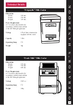 Preview for 8 page of Kenco Cimbali M52 Operator'S Handbook Manual