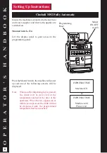 Preview for 11 page of Kenco Cimbali M52 Operator'S Handbook Manual