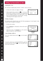 Preview for 13 page of Kenco Cimbali M52 Operator'S Handbook Manual