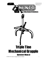 Kenco Mechanical Grapple Operating Manual preview