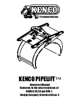 Kenco PIPE LIFT Operator'S Manual preview