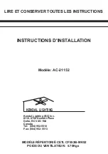 Предварительный просмотр 13 страницы Kendal Lighting AC-21152 Installation Instructions Manual