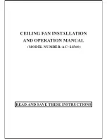 Предварительный просмотр 1 страницы Kendal Lighting AC-21560 Installation And Operation Manual