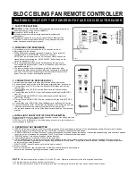 Предварительный просмотр 9 страницы Kendal Lighting AC-21560 Installation And Operation Manual