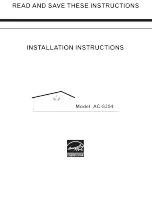 Kendal Lighting AC-8354 Installation Instuctions предпросмотр