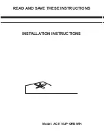 Предварительный просмотр 1 страницы Kendal Lighting AC11152P-ORB/WN Installation Instructions Manual