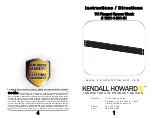 Kendall Howard 1901-1-001-01 Manual preview