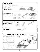 Preview for 2 page of Kendall Howard 1910-3-002-01 Manual