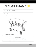 Preview for 1 page of Kendall Howard ESD-EVH-1000 Owner'S Manual