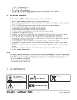 Preview for 4 page of kENDALL FILAC 3000 AD Operating Manual