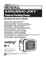 Предварительный просмотр 1 страницы kENDALL kangaroo joey Operation And Service Manual