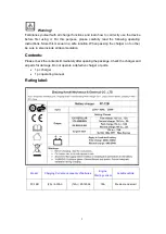 Preview for 3 page of Kende FC-12B Manual