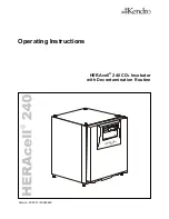 Preview for 1 page of Kendro HERAcell 240 Operating Instructions Manual