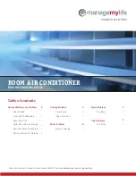 Preview for 1 page of Kenmore 000/12 - BTU Multi-Room Heat/Cool Room Air Conditioner Troubleshooting Manual