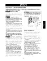 Preview for 3 page of Kenmore 000 BTU Multi-Room Air Conditioner Owner'S Manual