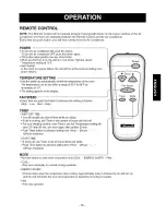 Предварительный просмотр 15 страницы Kenmore 000 BTU Multi-Room Air Conditioner Owner'S Manual