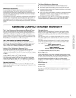 Preview for 3 page of Kenmore 1 10.4418 Series Use & Care Manual