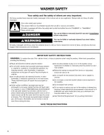 Preview for 4 page of Kenmore 1 10.4418 Series Use & Care Manual