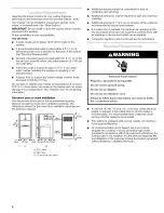 Preview for 6 page of Kenmore 1 10.4418 Series Use & Care Manual