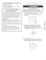 Preview for 7 page of Kenmore 1 10.4418 Series Use & Care Manual