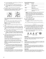 Preview for 14 page of Kenmore 1 10.4418 Series Use & Care Manual