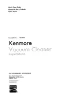 Kenmore 1!6O31040 Use And Care Manual preview