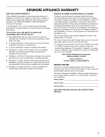 Preview for 3 page of Kenmore 10.651782410 Use & Care Manual
